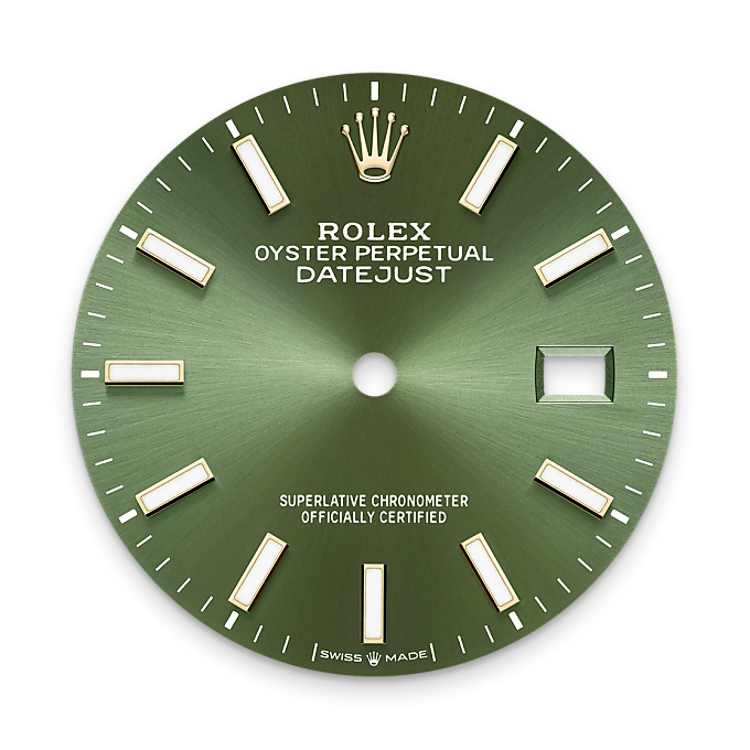 rolex M126203-0058   - Il quadrante verde oliva