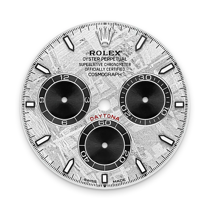rolex M126519LN-0007   - Il quadrante in meteorite