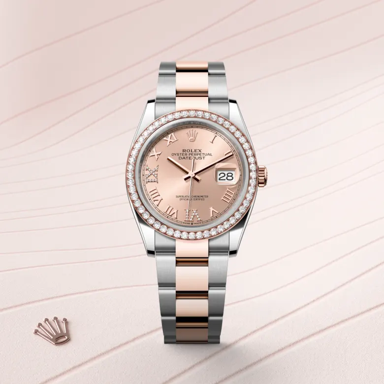 rolex M126281RBR-0016   - Il quadrante color rosé