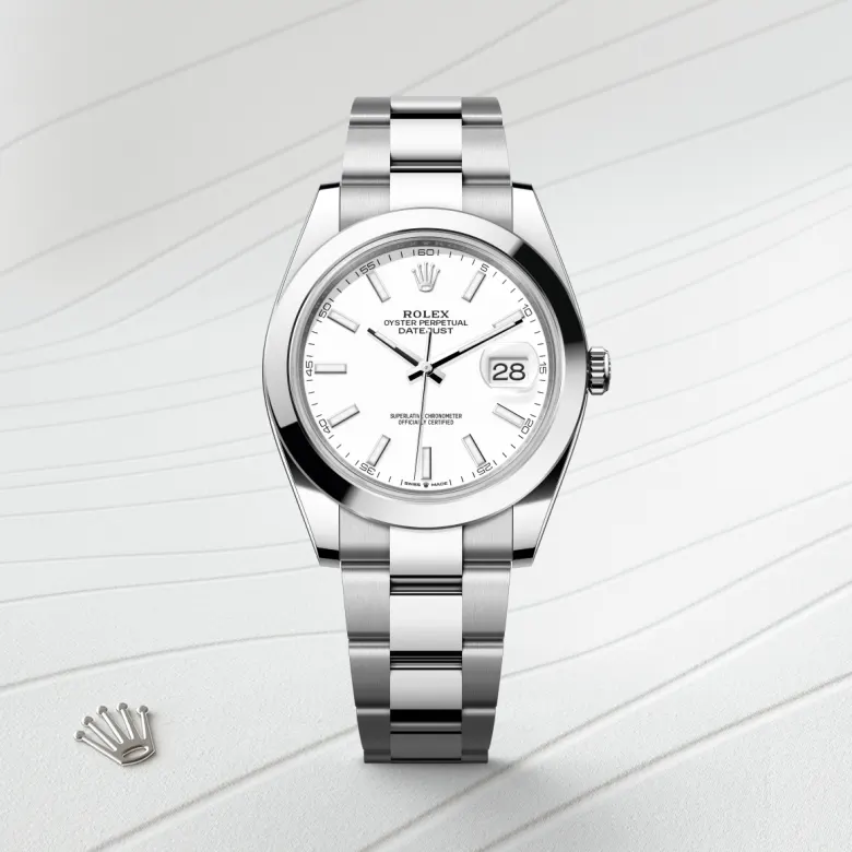 rolex M126300-0005   - Quadrante bianco