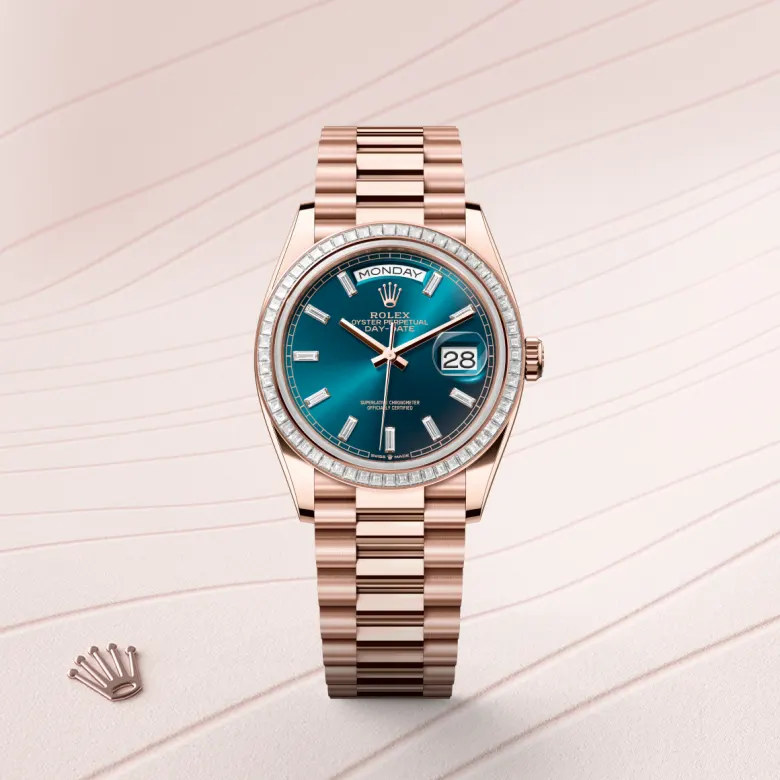 rolex M128395TBR-0032   - Quadrante blu‑verde