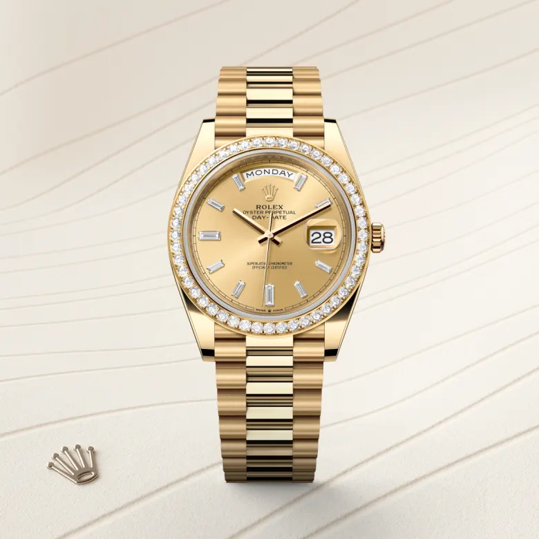 rolex M228348RBR-0002   - Il quadrante color champagne