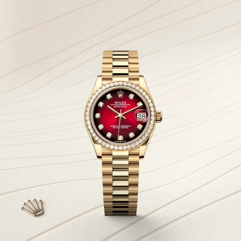 rolex M278288RBR-0041   - Quadrante rosso ombré