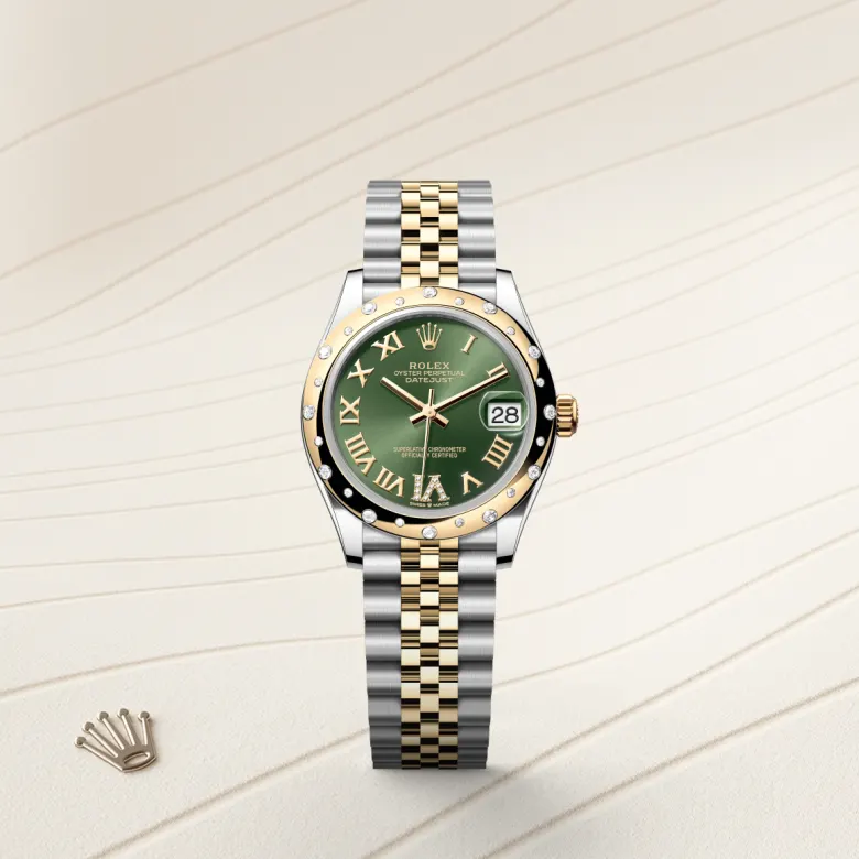 rolex M278343RBR-0016   - Il quadrante verde oliva