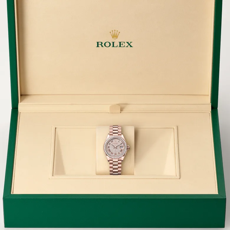 rolex M279135RBR-0021   - Il quadrante con pavé di diamanti
