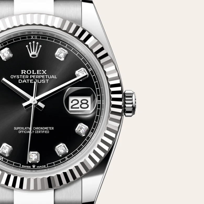 rolex M126334-0011   - Il quadrante nero vivo