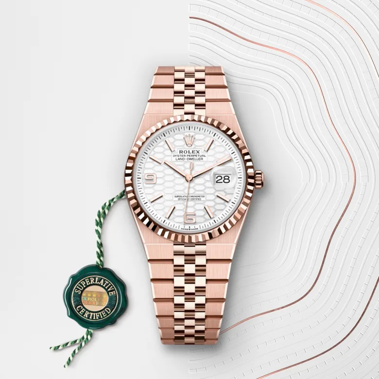 rolex M127235-0001   - Il quadrante bianco intenso