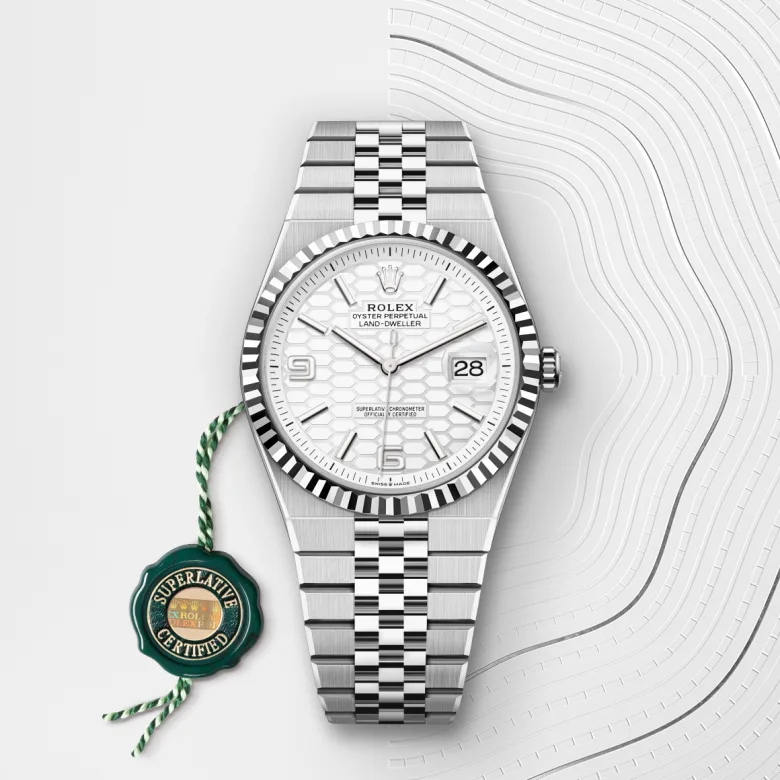 rolex M127334-0001   - Il quadrante bianco intenso