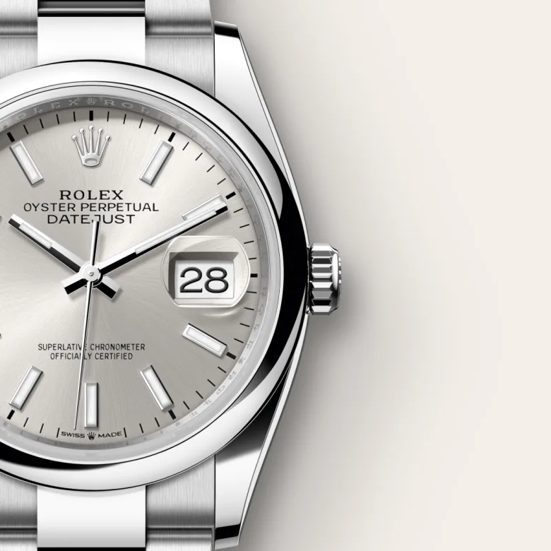 rolex M126200-0002   - Il quadrante argentato