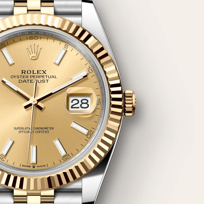 rolex M126333-0010   - Lunetta zigrinata
