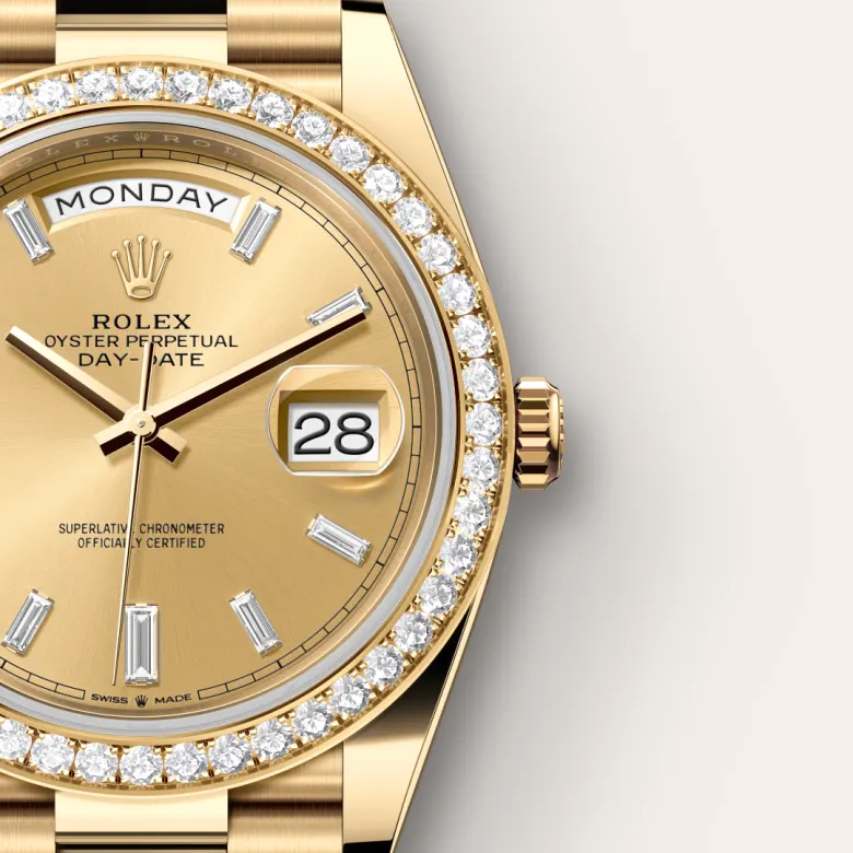 rolex M228348RBR-0002   - Il quadrante color champagne